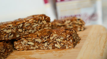 Cinnamon Activated Pecan Granola Bars