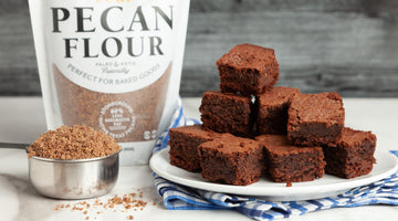 Pure Pecan Flour Brownies