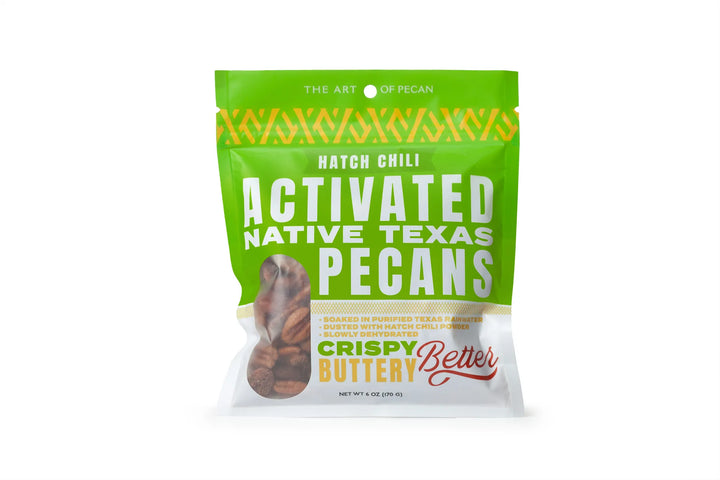 Activated Native Texas Pecans, Hatch Chili