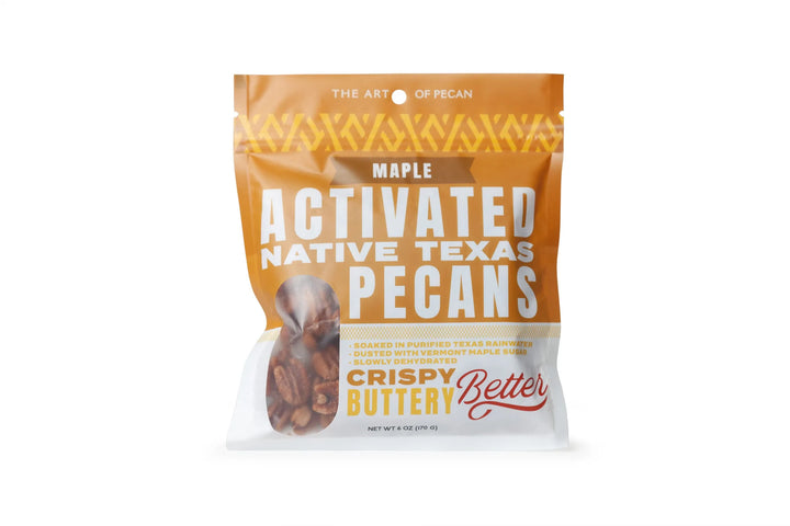 Activated Native Texas Pecans, Maple